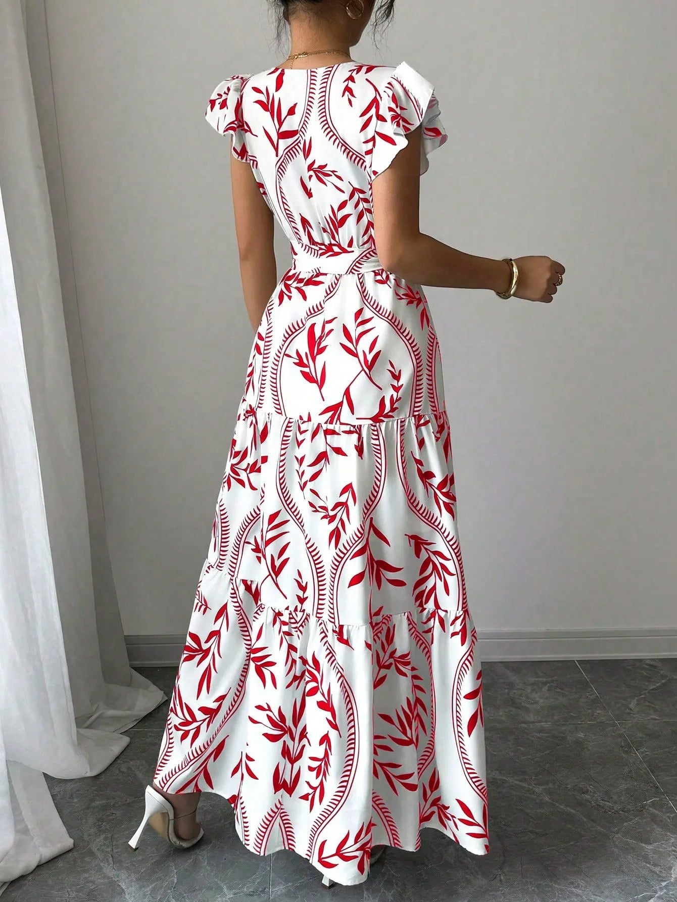 Frilly Floral Dress