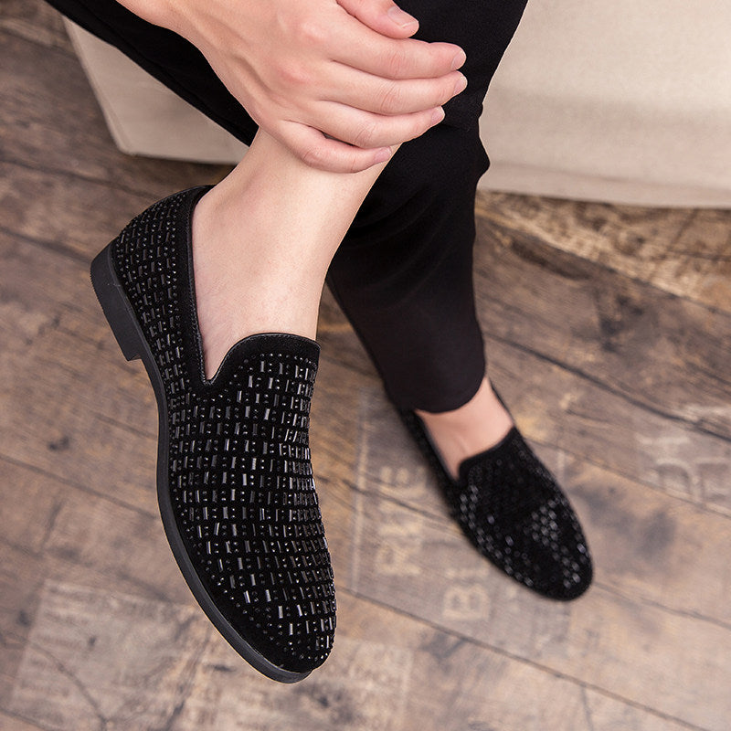 Marcus Rhinestone Slip-On Shoes