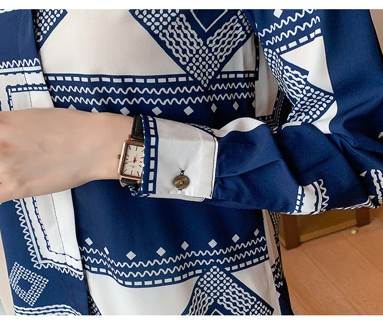 Aztec Blue Shirt