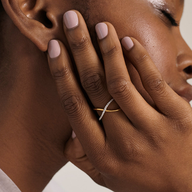Geometric S925 Cross Design