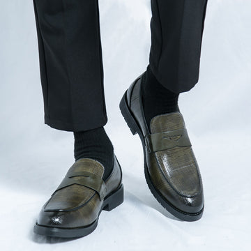 Men’s Casual Slip-On Shoes PU Leather Loafers