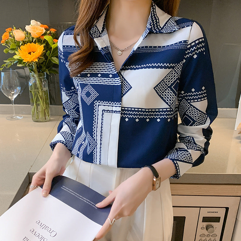 Aztec Blue Shirt