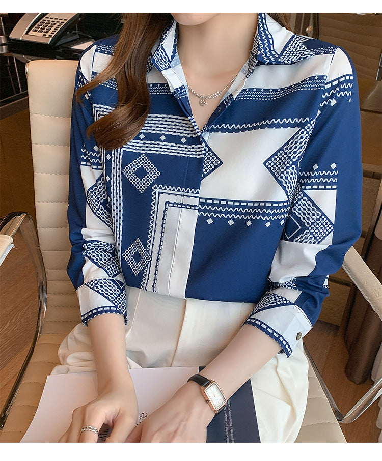 Aztec Blue Shirt