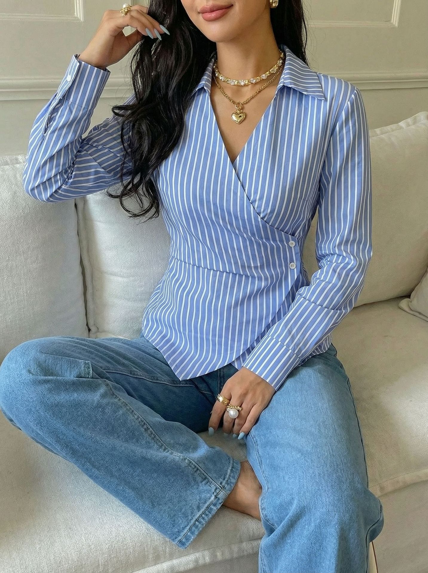 Michela Shirt Asymmetrical