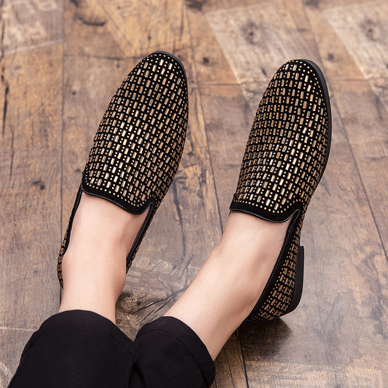 Marcus Rhinestone Slip-On Shoes