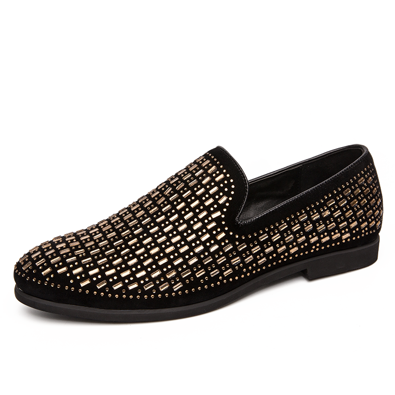 Marcus Rhinestone Slip-On Shoes