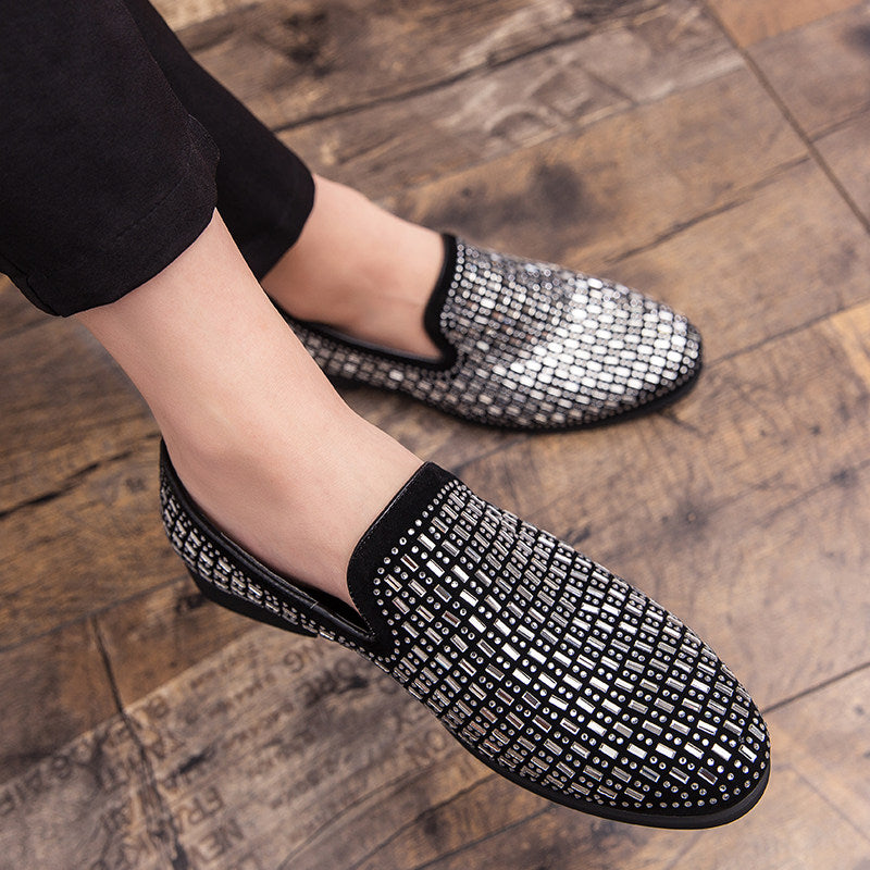 Marcus Rhinestone Slip-On Shoes