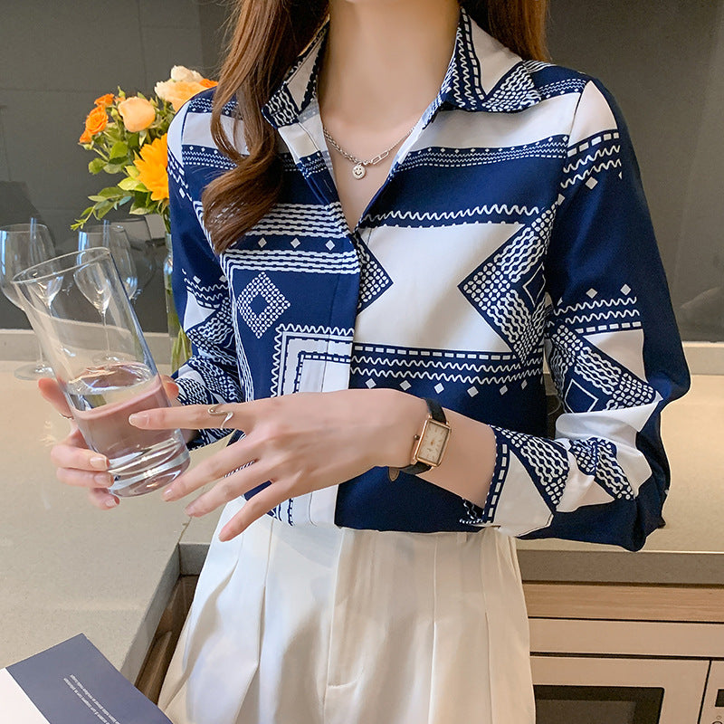 Aztec Blue Shirt