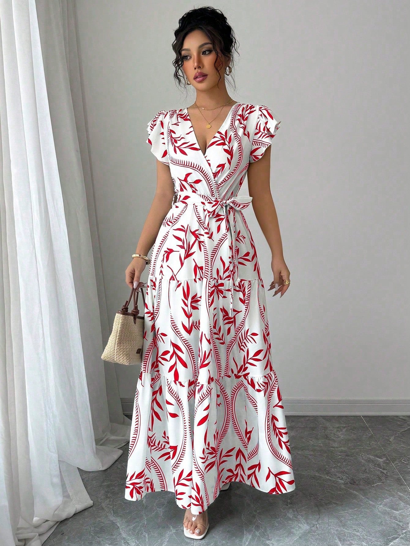 Frilly Floral Dress