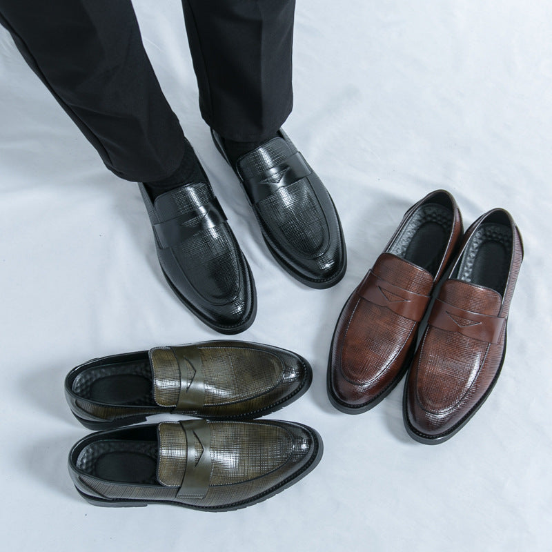 Men’s Casual Slip-On Shoes PU Leather Loafers