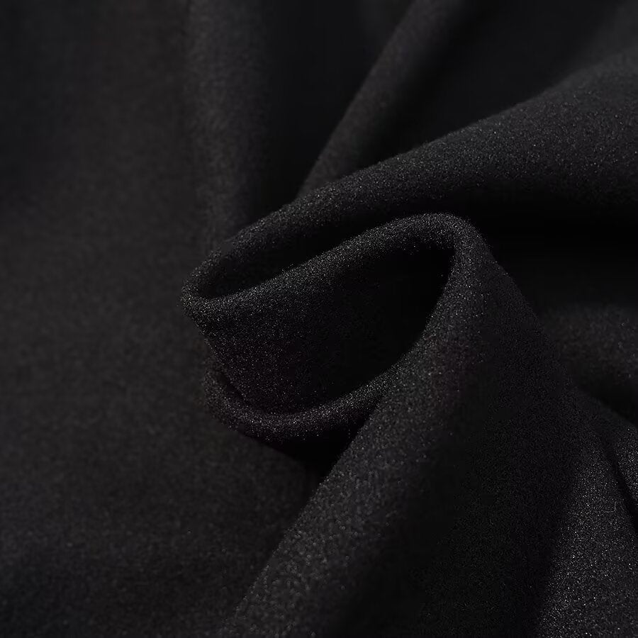 Women's Long Coat – High Collar Loose Maxi Overcoat with Hidden Placket