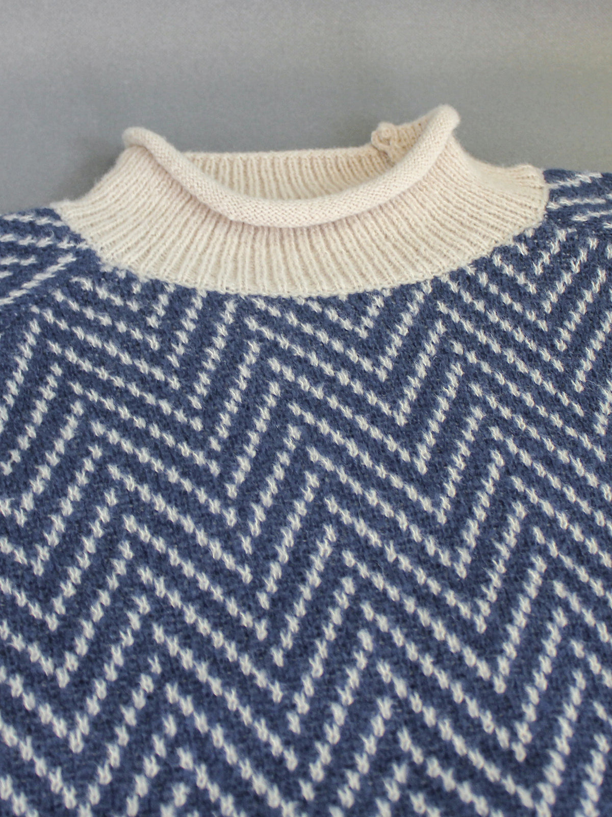 Women's High-Collar Knit Sweater – Long Sleeve Pullover