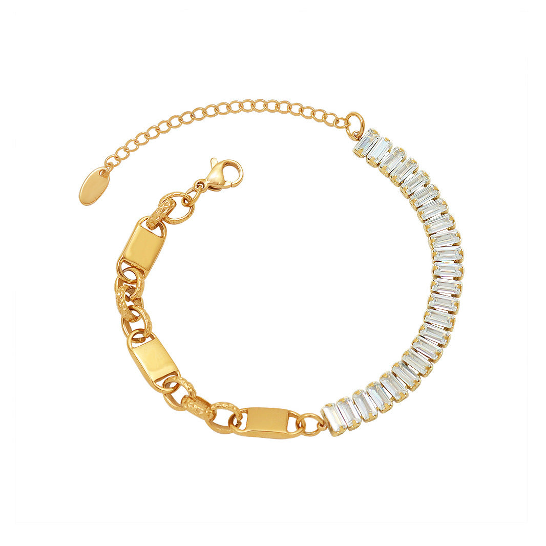 Geometric Zirconia Bracelet