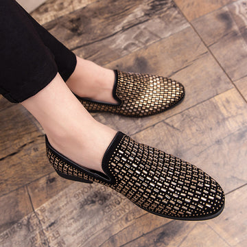 Marcus Rhinestone Slip-On Shoes