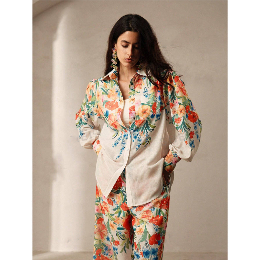 Tulsa Blouse & Pants Suit