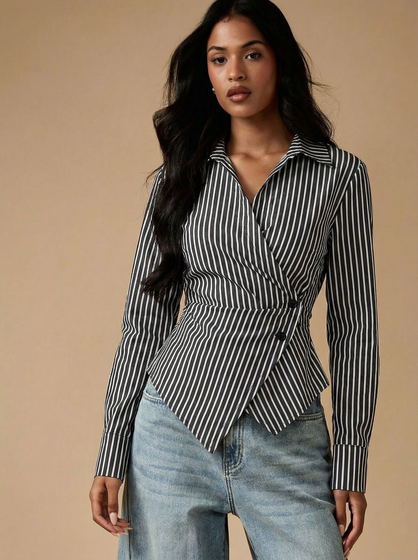Michela Shirt Asymmetrical