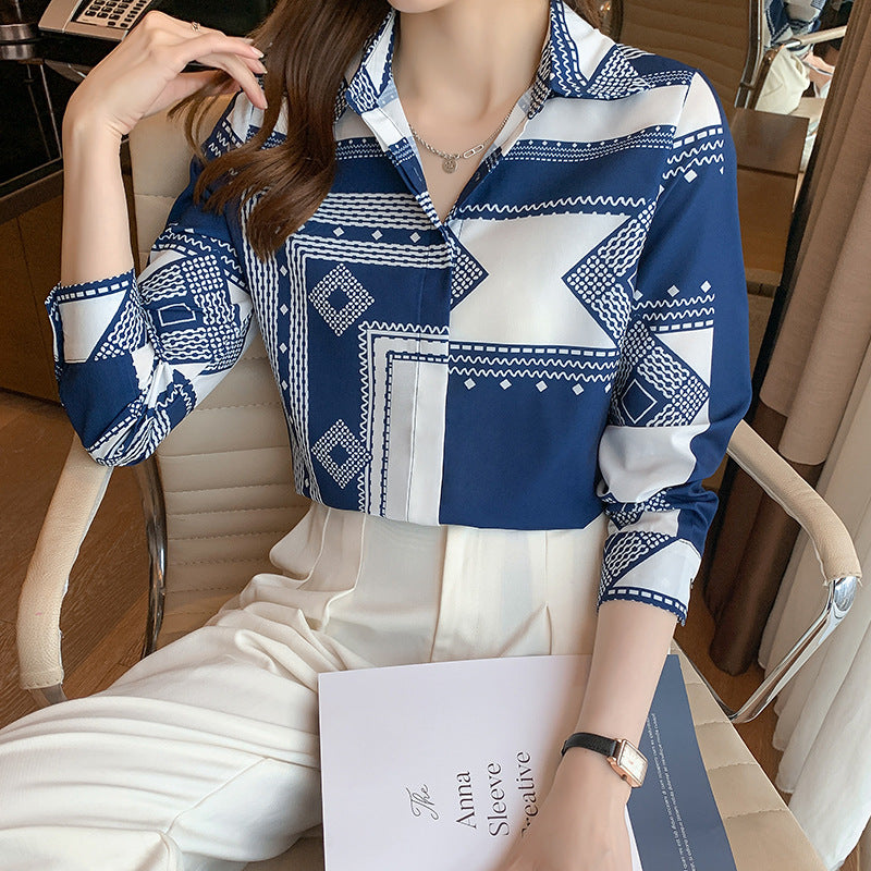 Aztec Blue Shirt