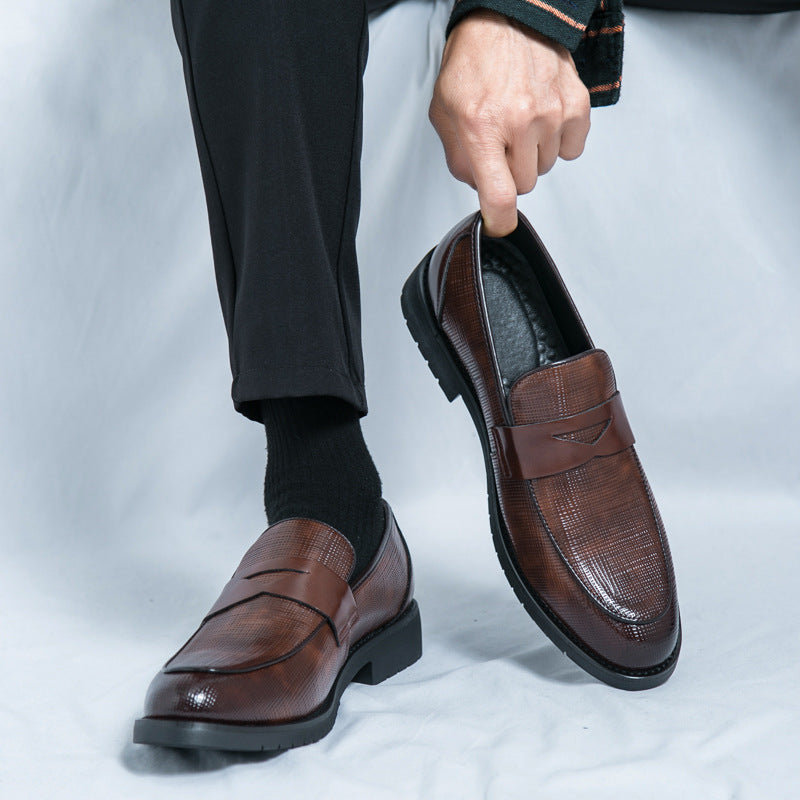Men’s Casual Slip-On Shoes PU Leather Loafers