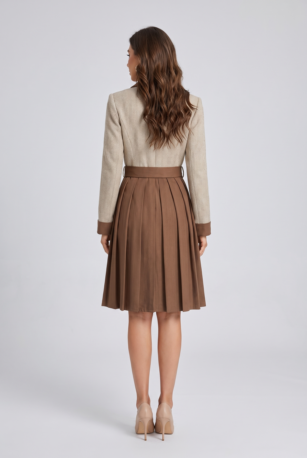 OLONA jacket dress, back view