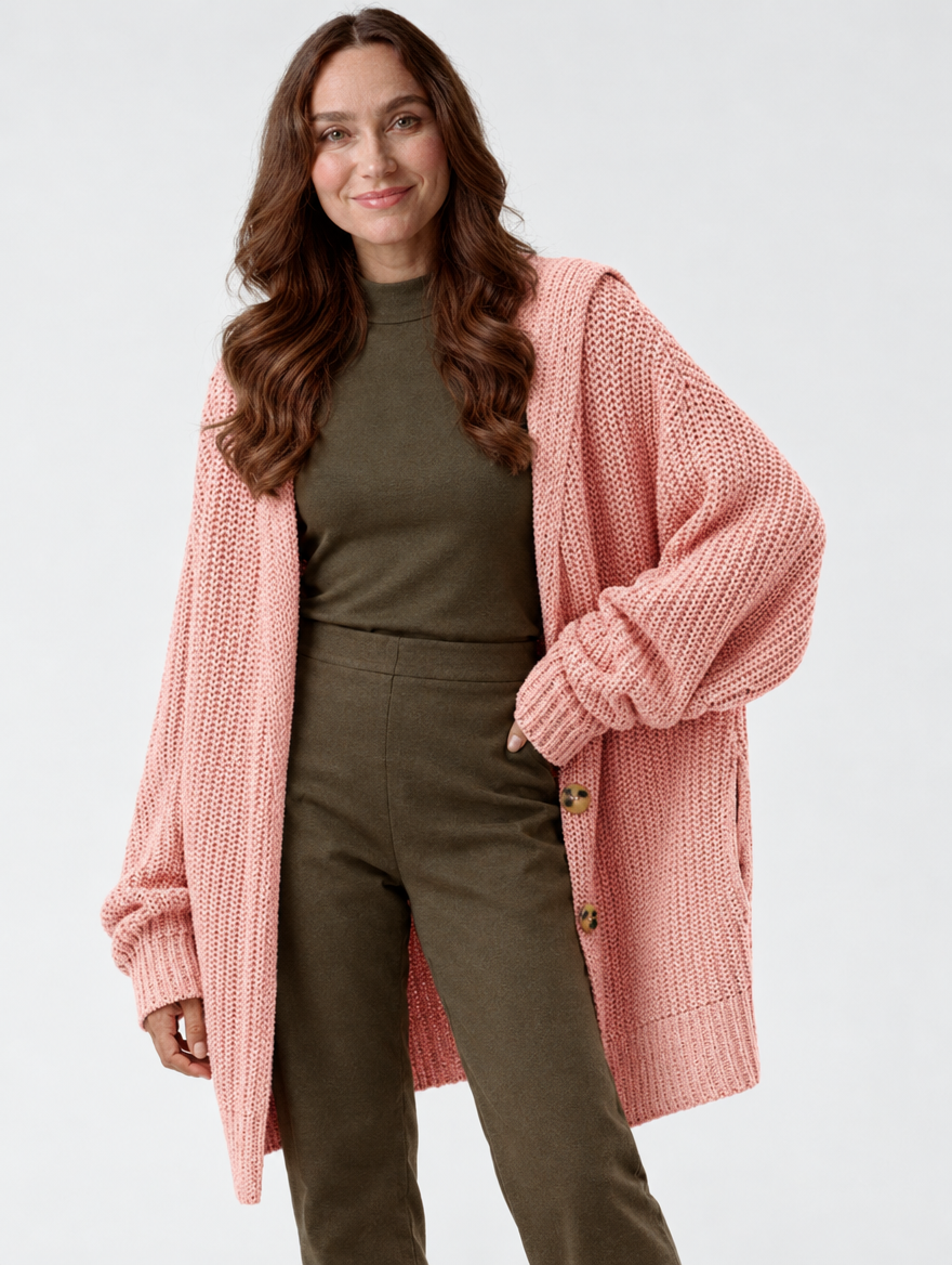 Tina Women Oversized Sweater Cardigan