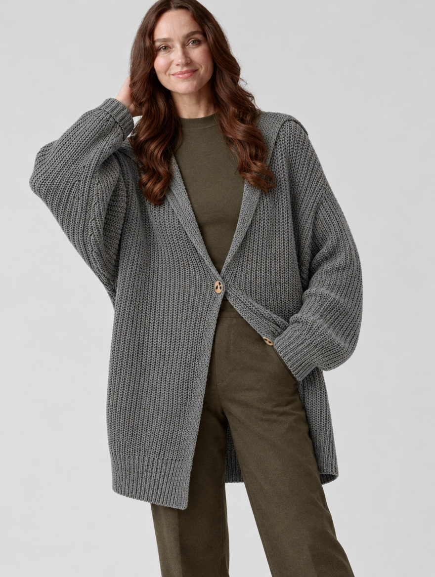 Tina Women Oversized Sweater Cardigan