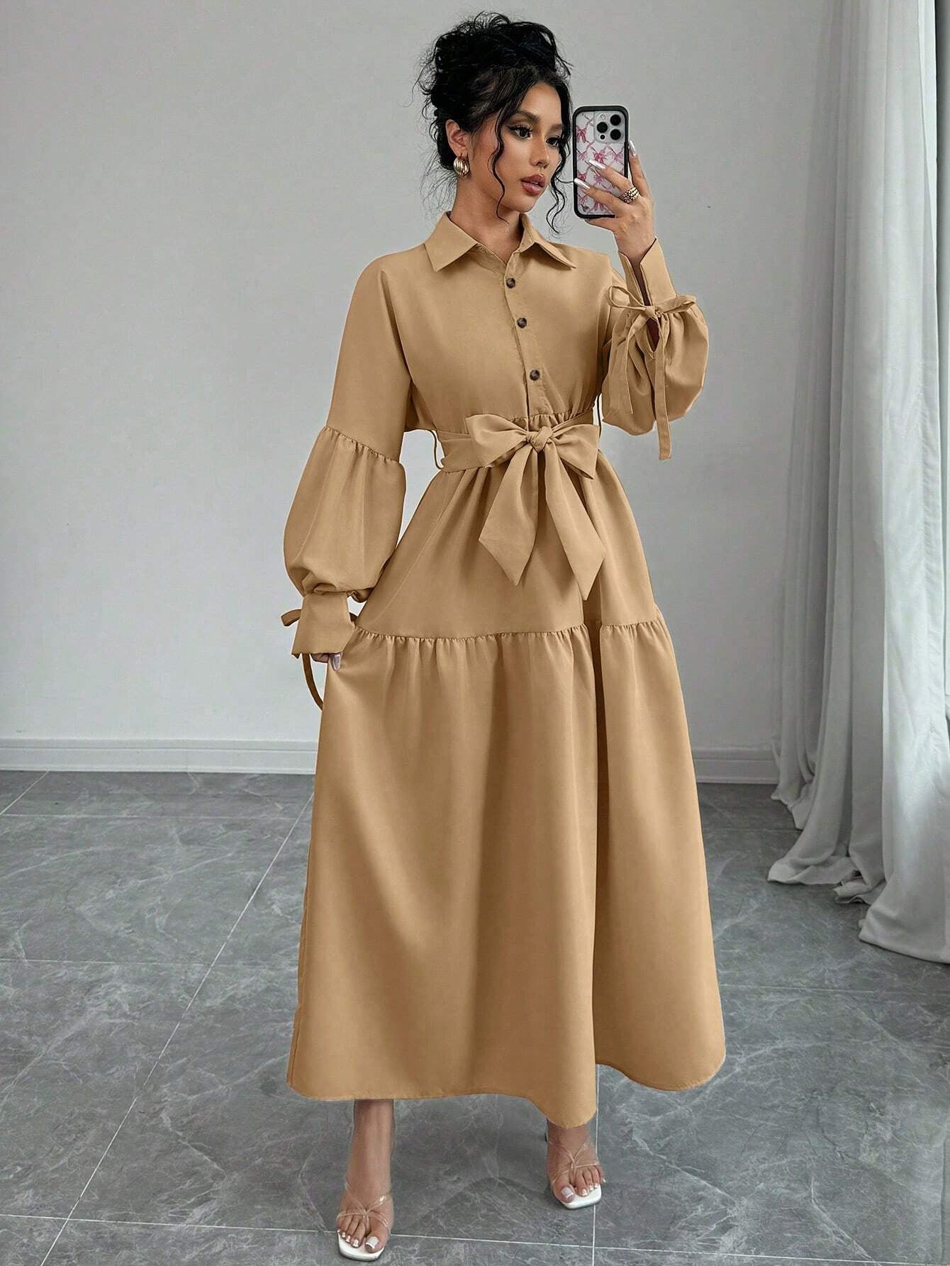 Women's long maxi dress, alternate view